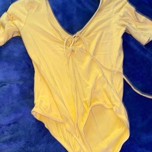 Mustard Yellow Bodysuit